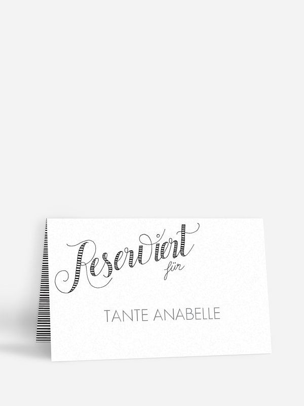 Tischkarte Hochzeit Happy Day