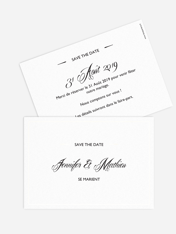 Save the date Intemporel Premium