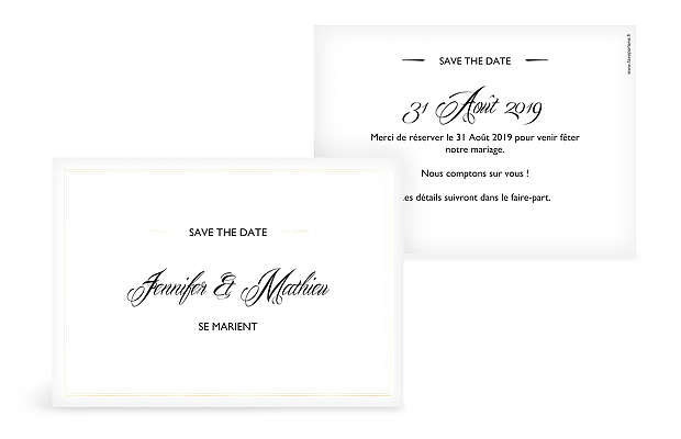 Save the date Intemporel Premium