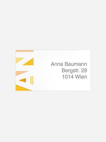 Empfängeraufkleber Geburtstag Bestes Alter