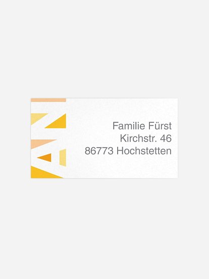 Empfängeraufkleber Geburtstag Bestes Alter