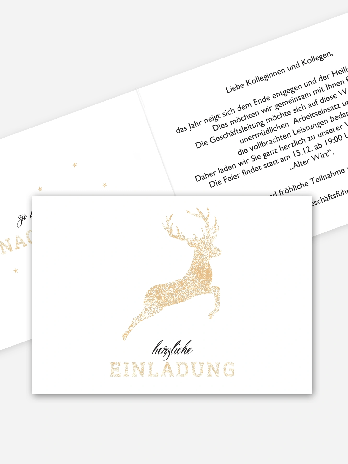 Weihnachtsfeier Wildwechsel