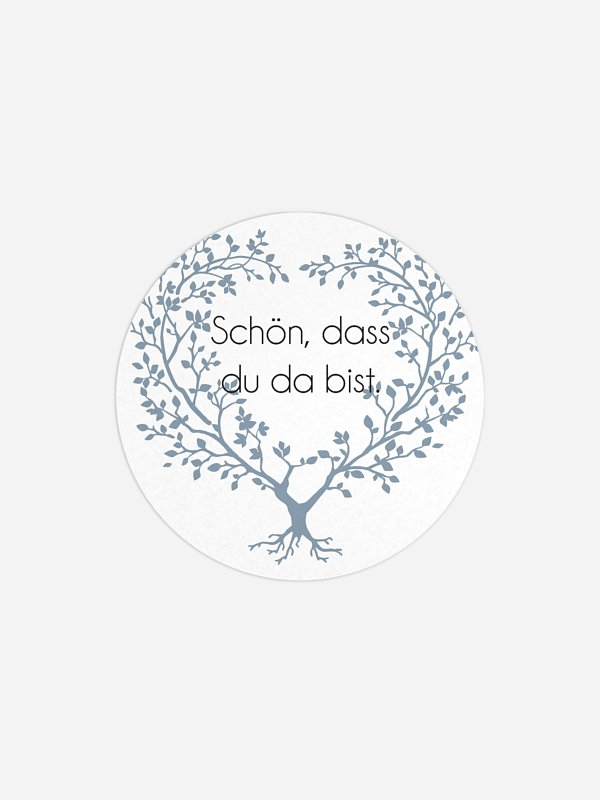 Geschenkaufkleber Hochzeit Vereint