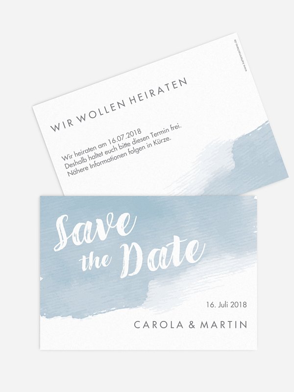 Save-the-Date Karte Painty