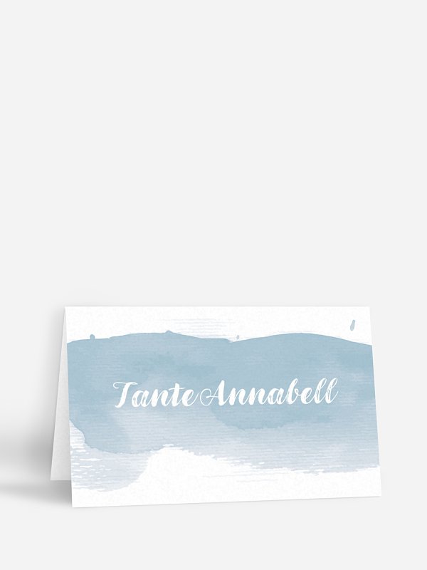 Tischkarte Hochzeit Painty