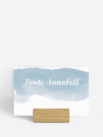 Tischkarte Hochzeit Painty