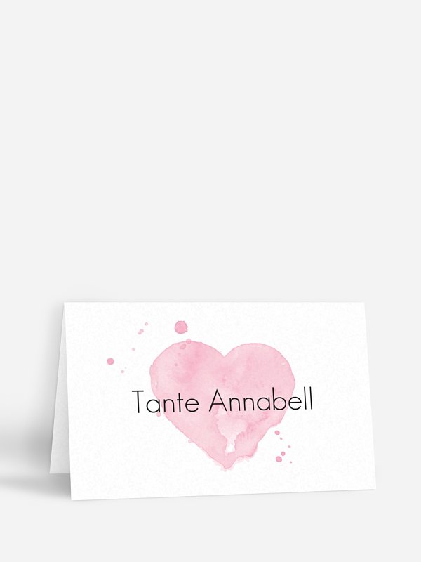 Tischkarte Hochzeit Brush Lettering