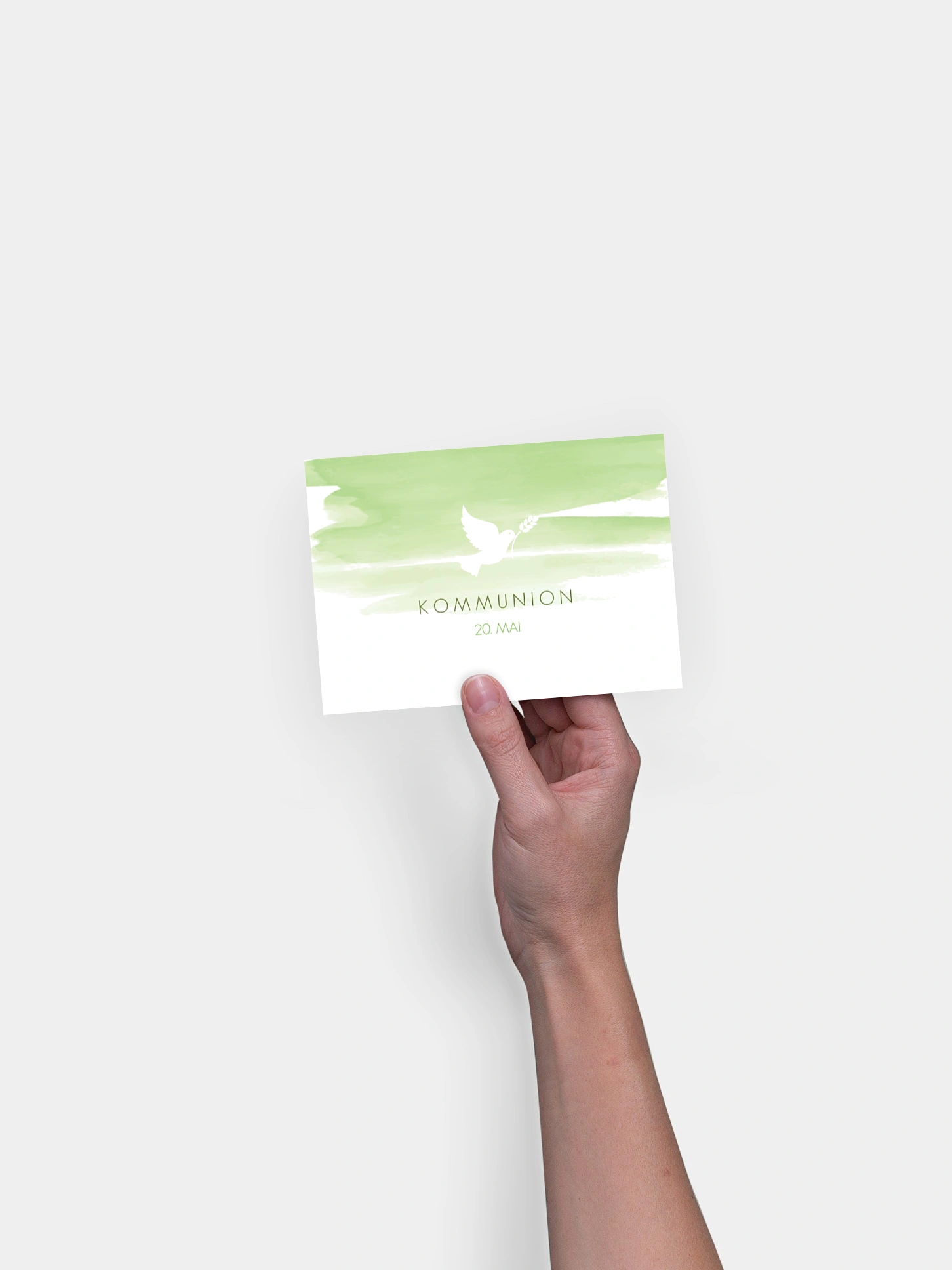 Kommunionseinladung Aquarellbild