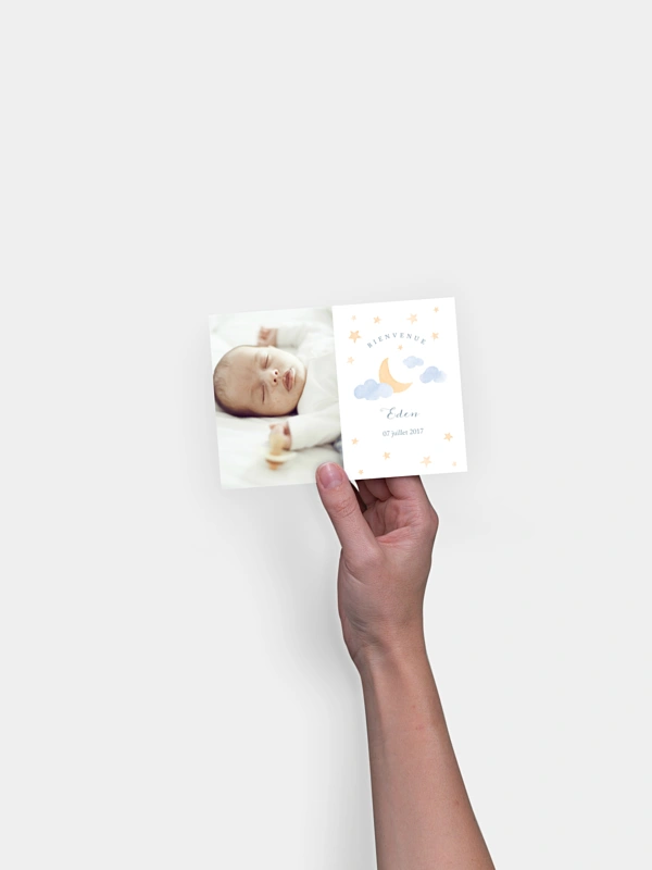 Faire-part naissance Nuit étoilée