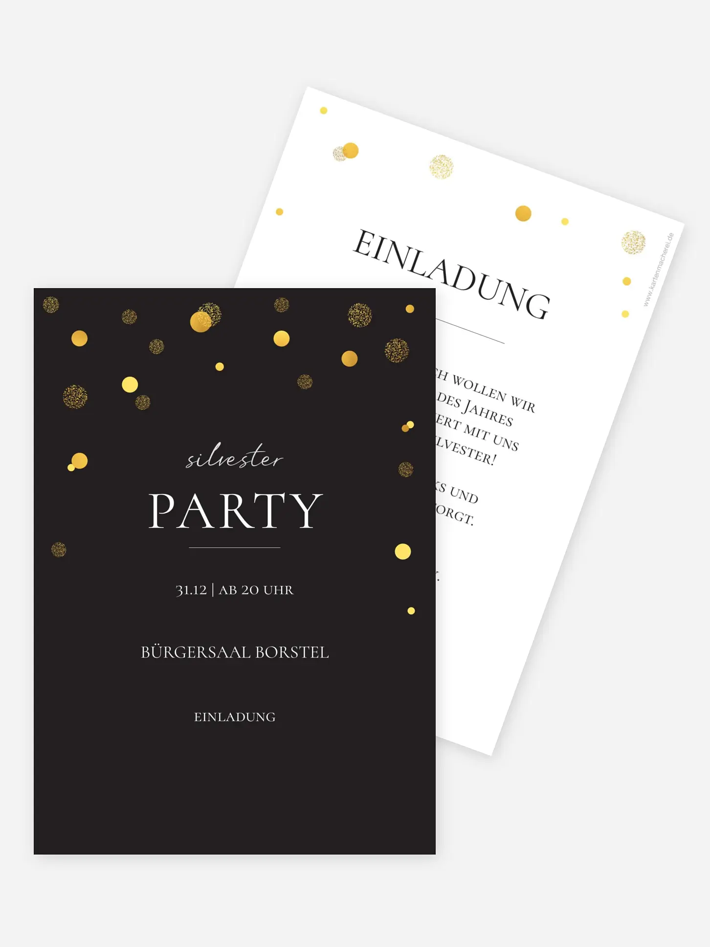 Partyeinladung Let It Sparkle