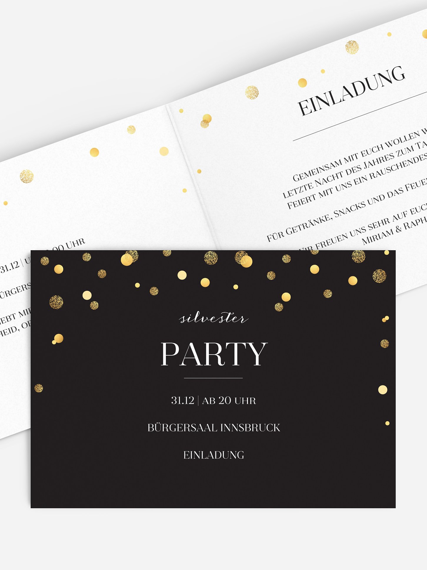 Partyeinladung Let It Sparkle