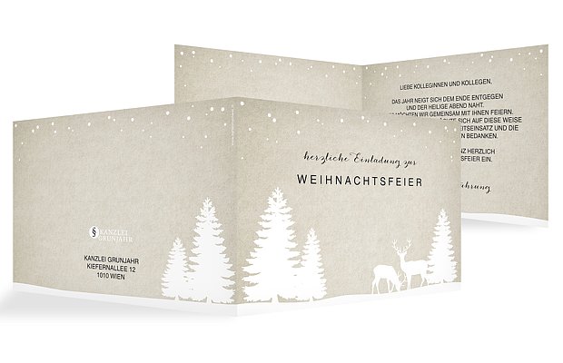 Weihnachtsfeier Waldzauber