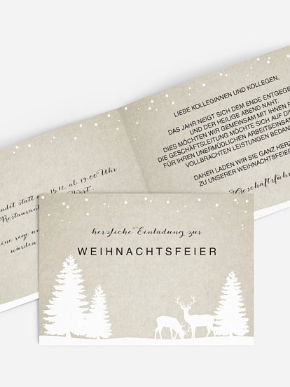 Weihnachtsfeier Waldzauber