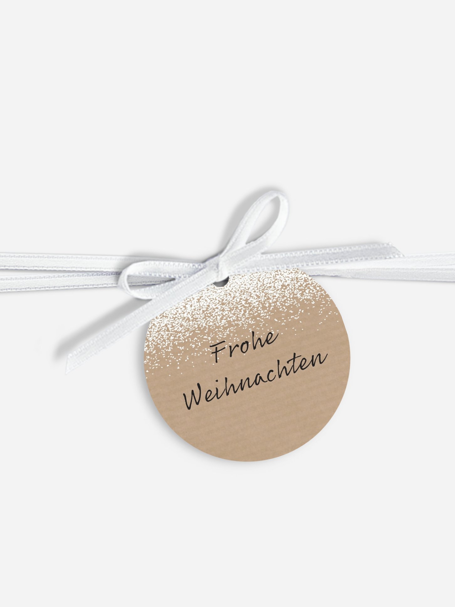 Geschenkeanhänger Puderzucker