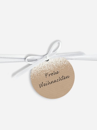 Geschenkeanhänger Puderzucker