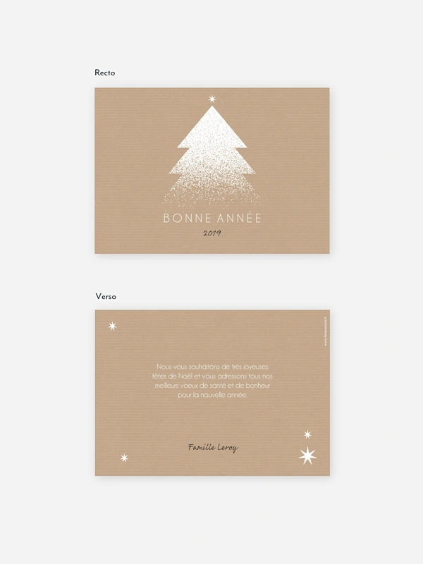 Carte de voeux Sucre glace