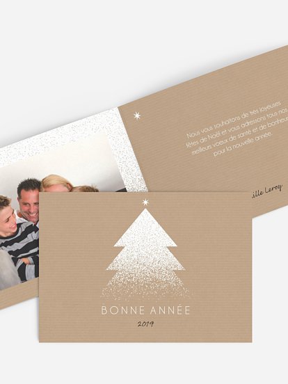 Carte de voeux Sucre glace