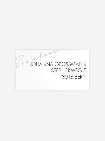 Empfängeraufkleber Party Jubiläum