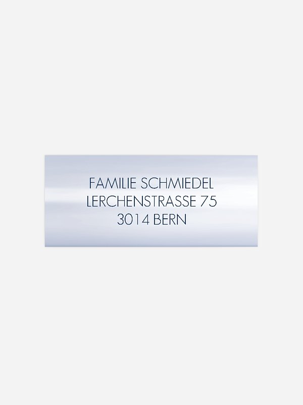 Absenderaufkleber Trauer Horizont