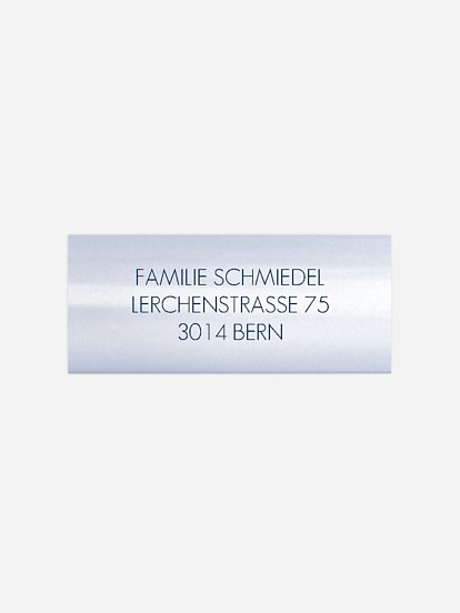 Absenderaufkleber Trauer Horizont