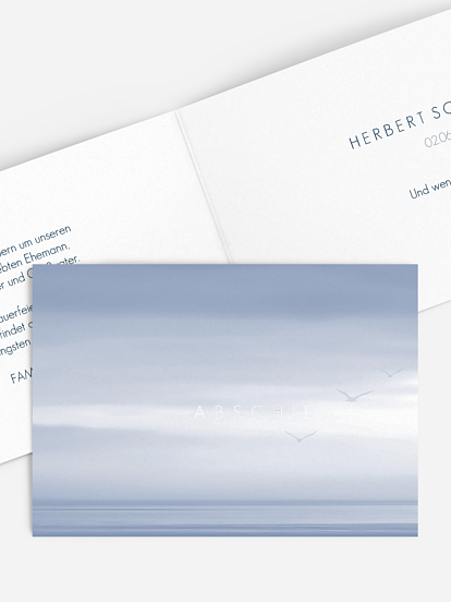 Trauerkarte Horizont