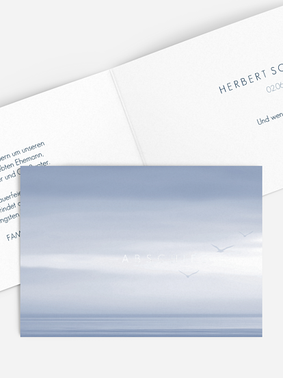 Trauerkarte Horizont