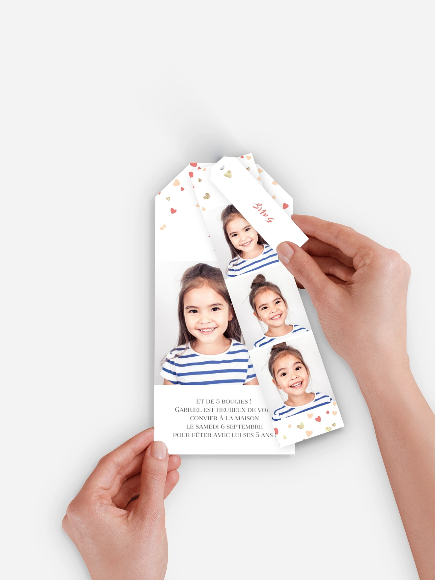 invitation anniversaire enfant Pluie d'amour