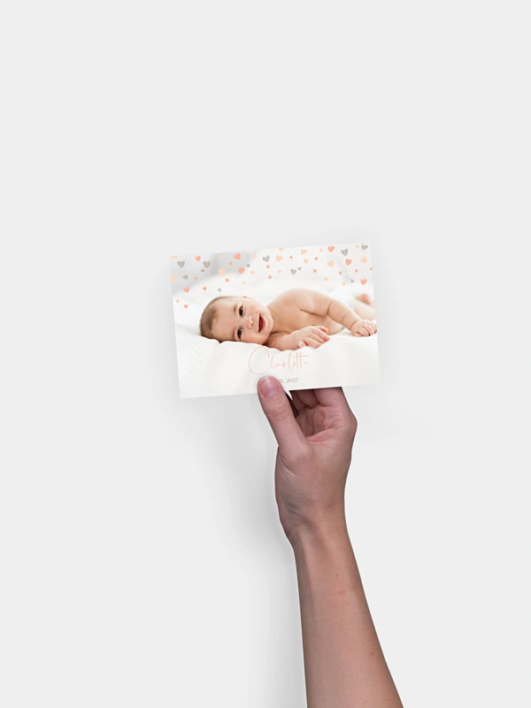 Faire-part naissance Pluie d'amour