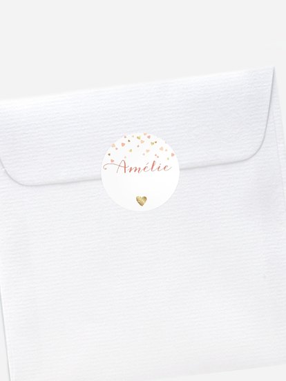 Stickers naissance Pluie d'amour