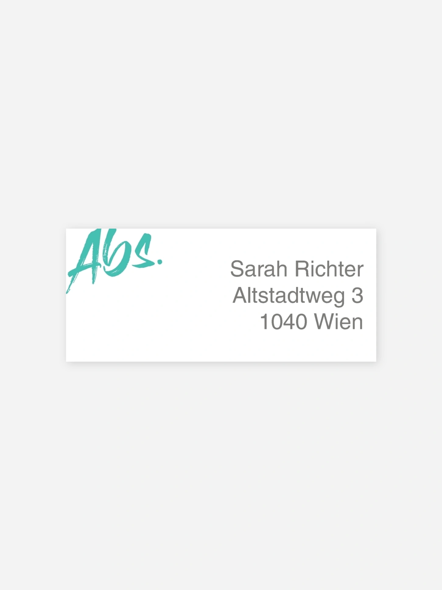 Absenderaufkleber Geburtstag Farbtupfer
