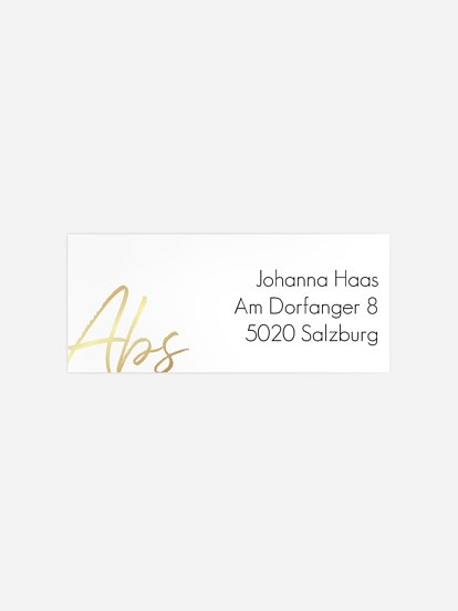 Absenderaufkleber Geburtstag Meine Jahre