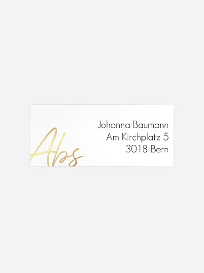 Absenderaufkleber Geburtstag Meine Jahre