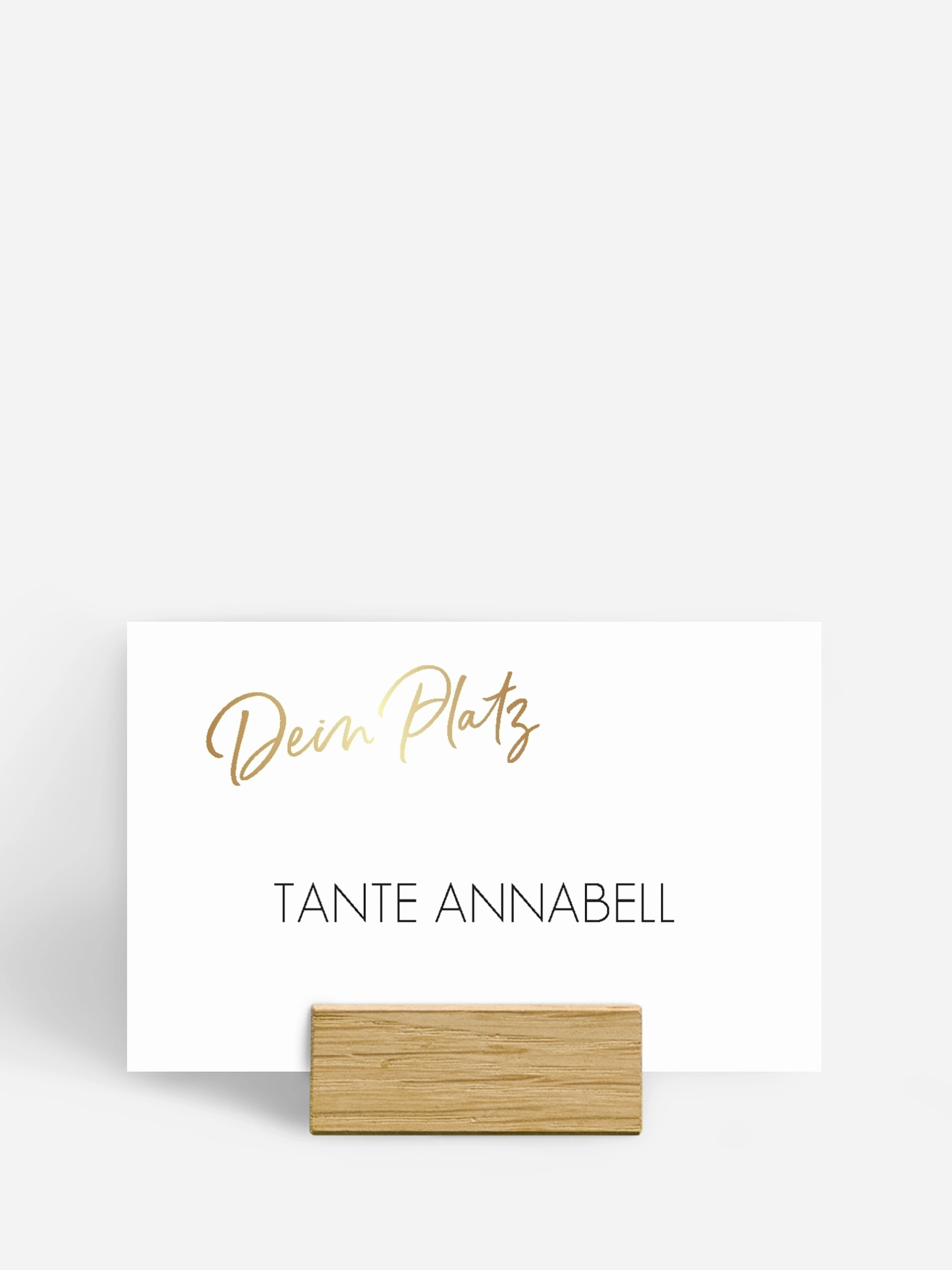 Tischkarte Geburtstag Fotojahre