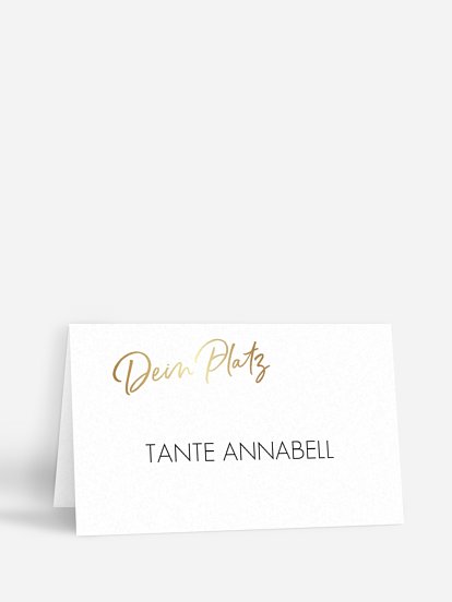 Tischkarte Geburtstag Fotojahre