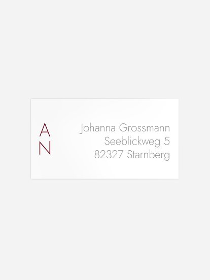 Empfängeraufkleber Geburtstag Im Fokus