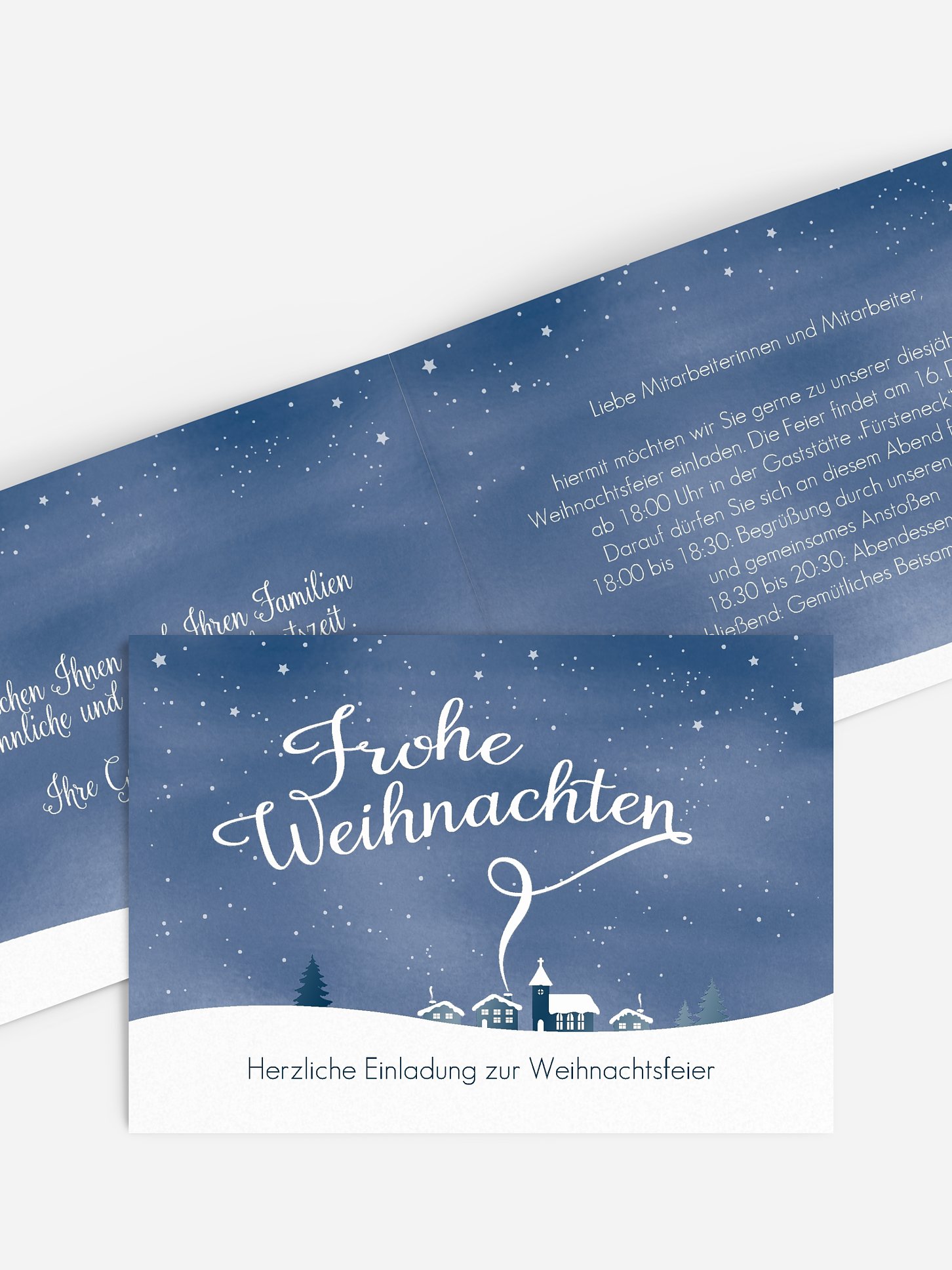 Weihnachtsfeier Wintertraum