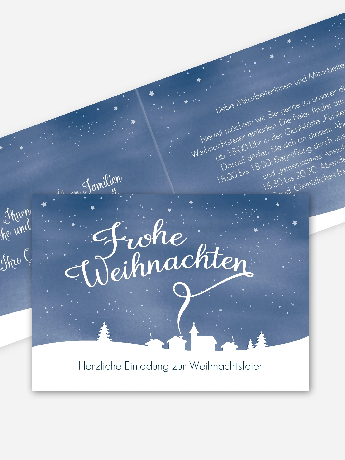 Weihnachtsfeier Wintertraum