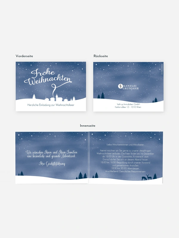 Weihnachtsfeier Wintertraum