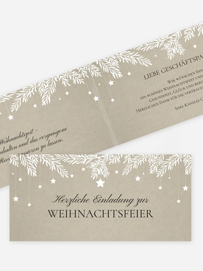 Weihnachtsfeier Sternenspiel