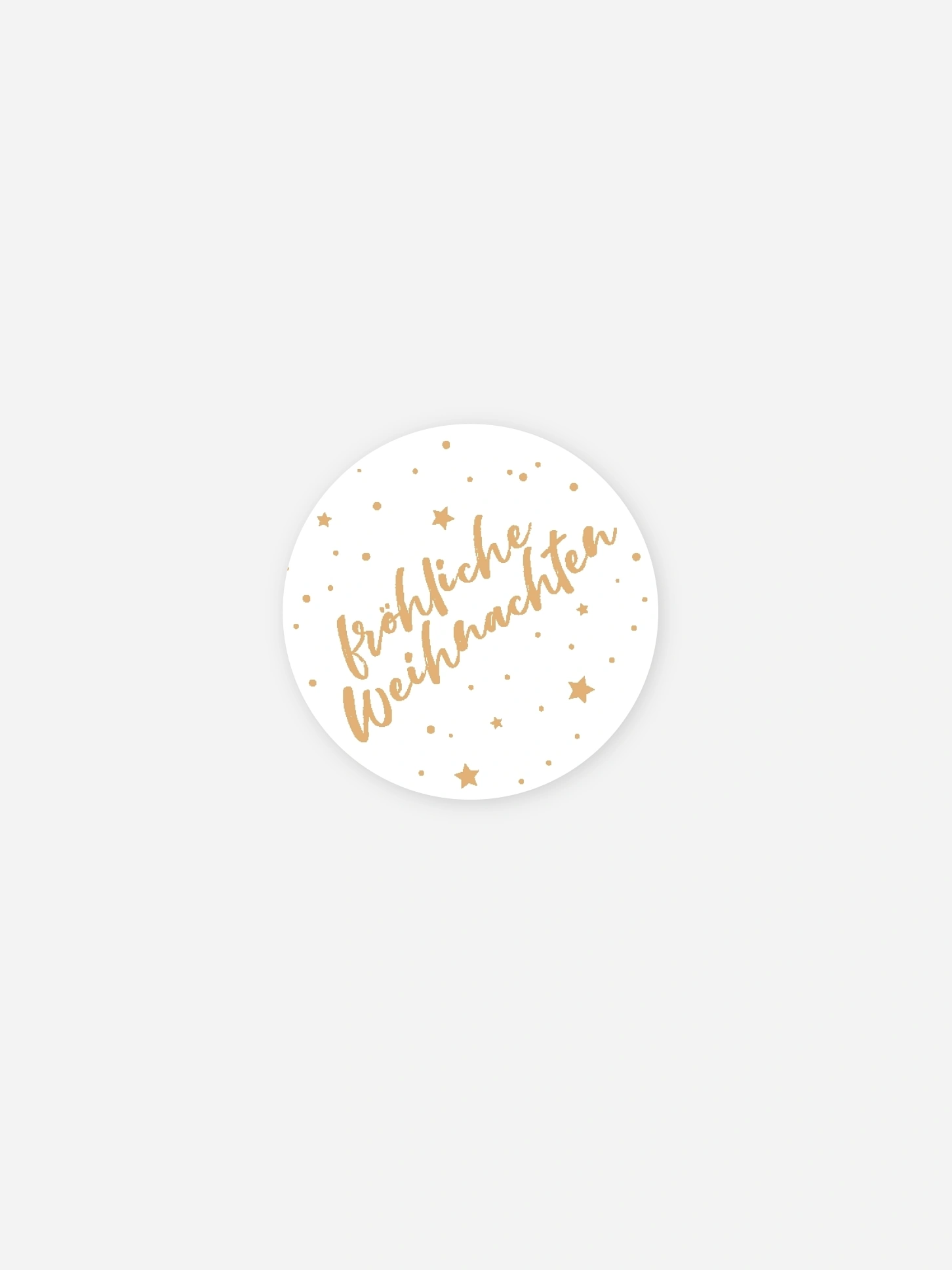 Geschenkaufkleber Weihnachten Starlight