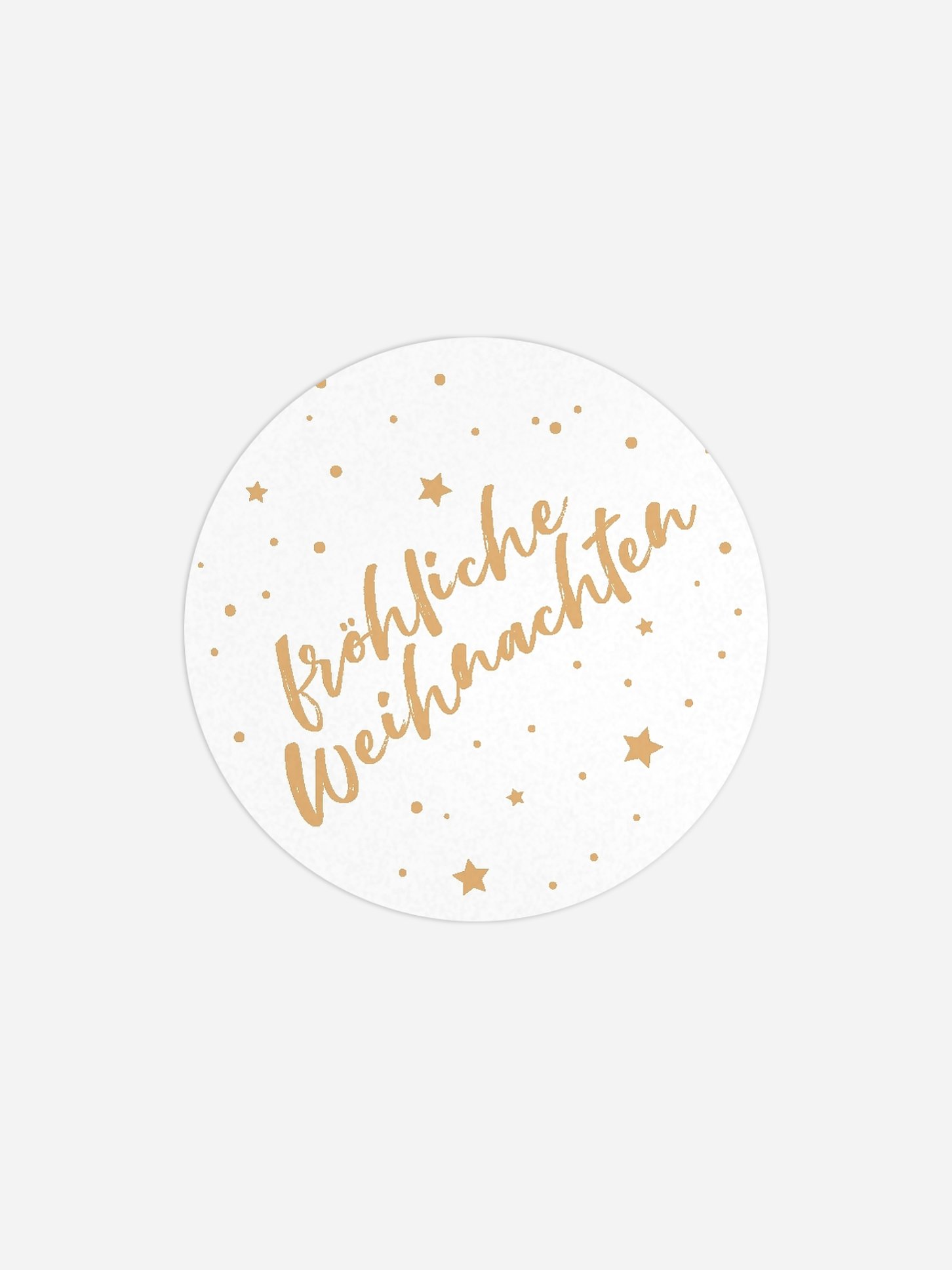 Geschenkaufkleber Weihnachten Starlight