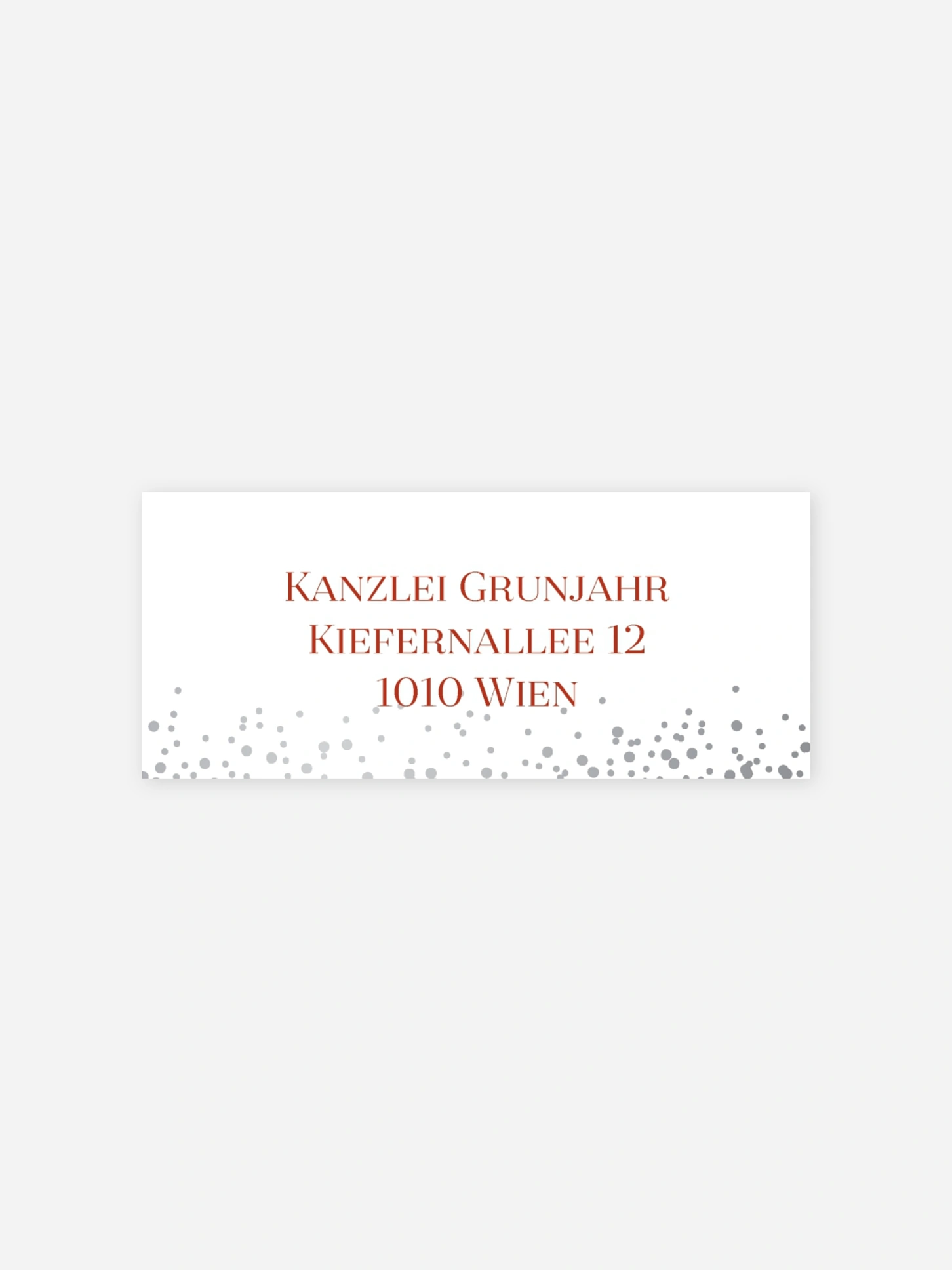 Absenderaufkleber geschäftl. Weihnachten Sternenleuchten
