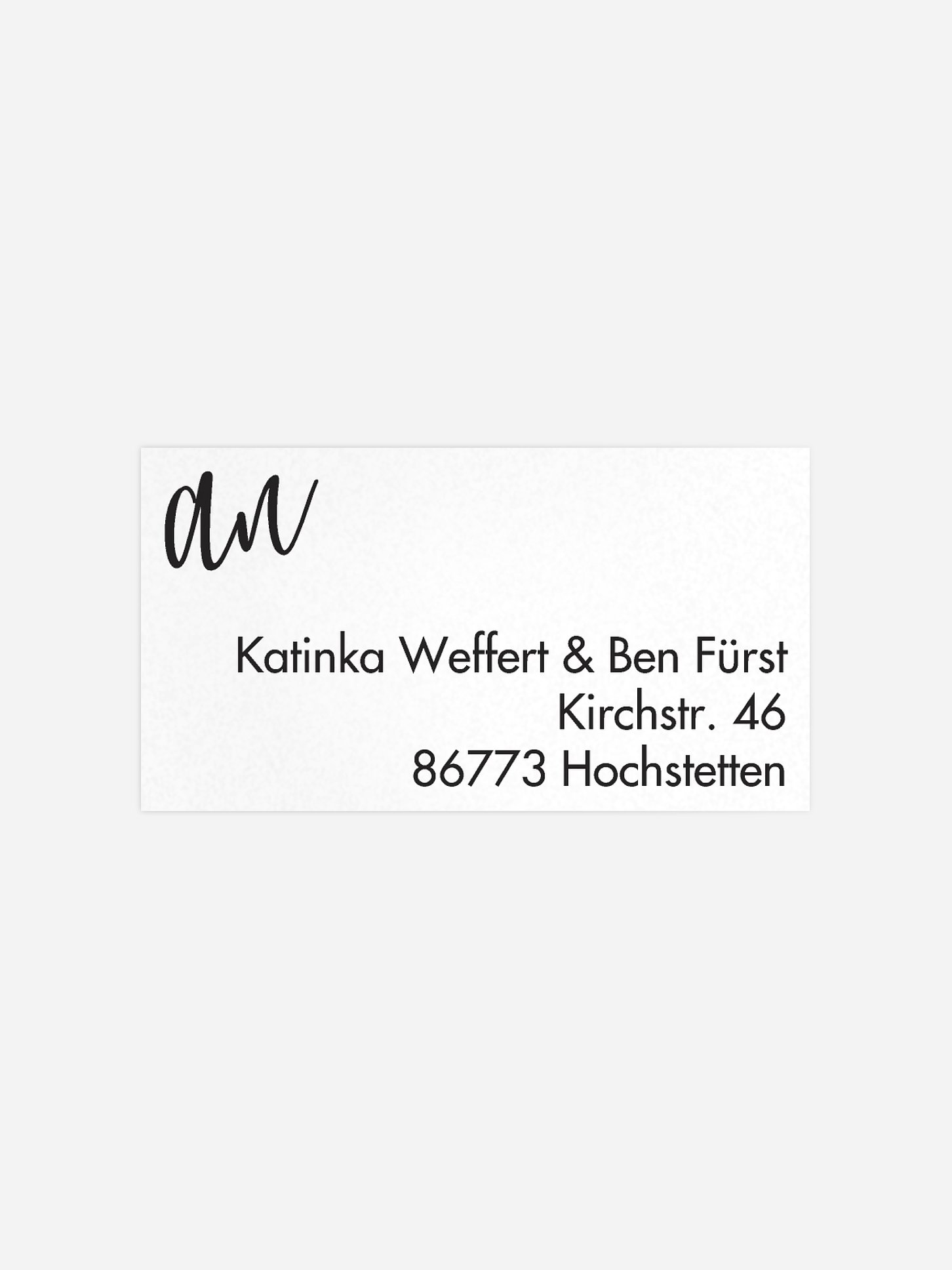 Empfängeraufkleber Hochzeit Wir Heiraten Premium
