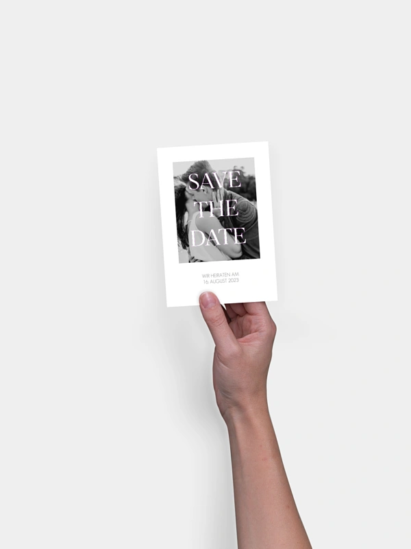Save-the-Date Karte Classic Premium