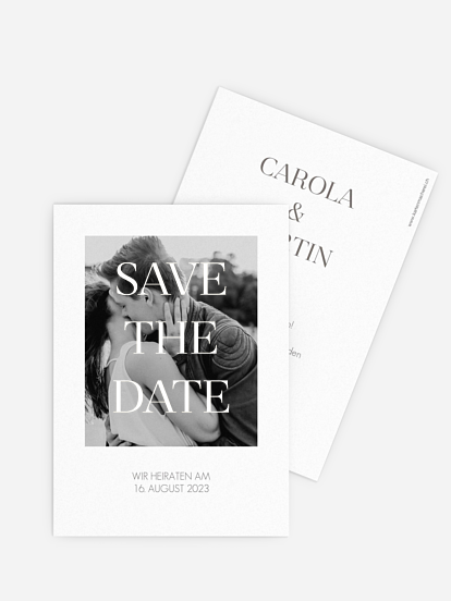 Save-the-Date Karte Classic Premium
