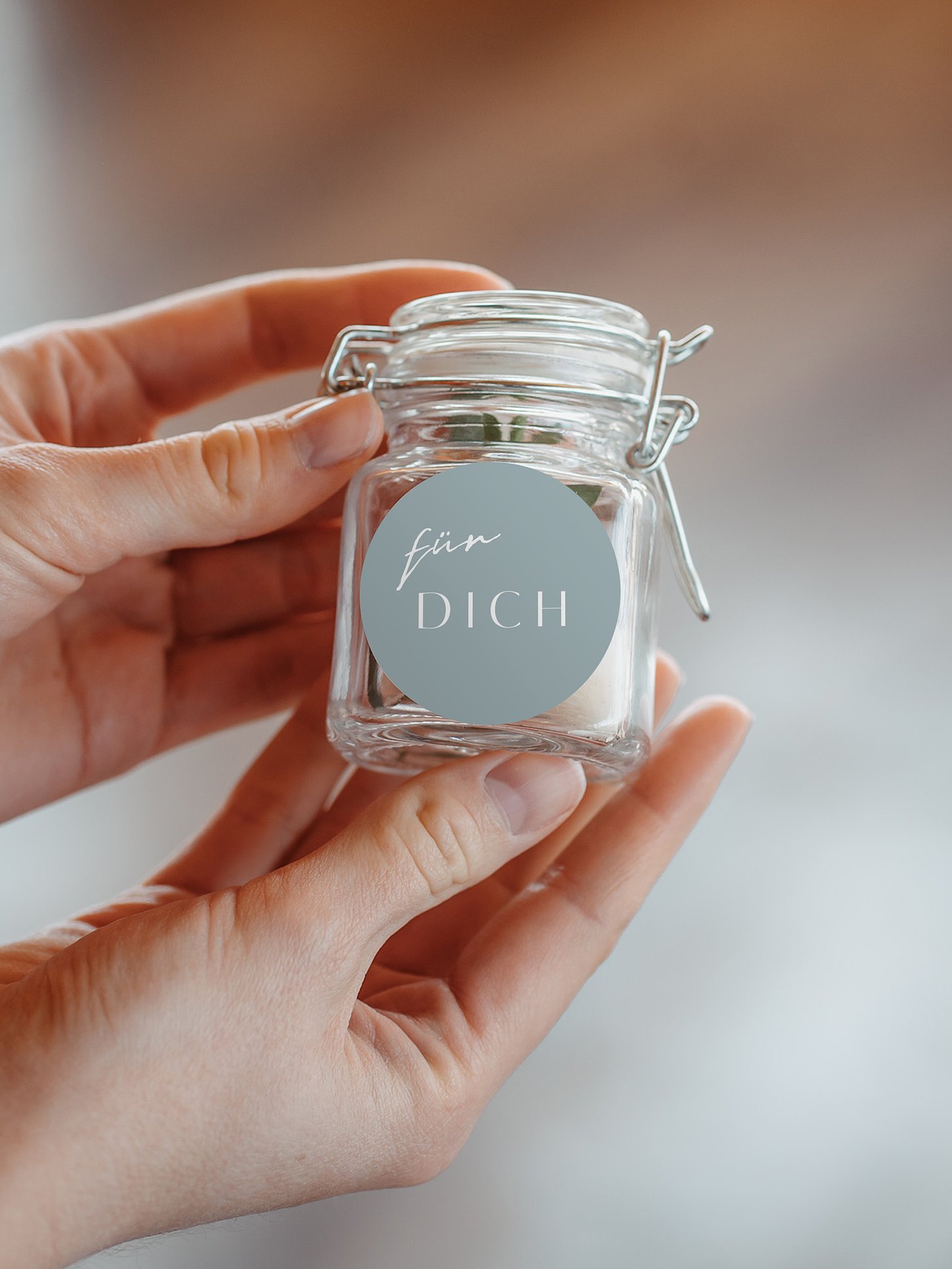 Geschenkaufkleber Hochzeit Purely