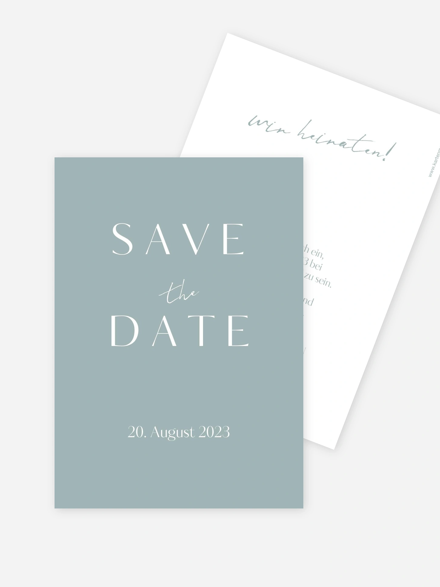Save-the-Date Karte Purely