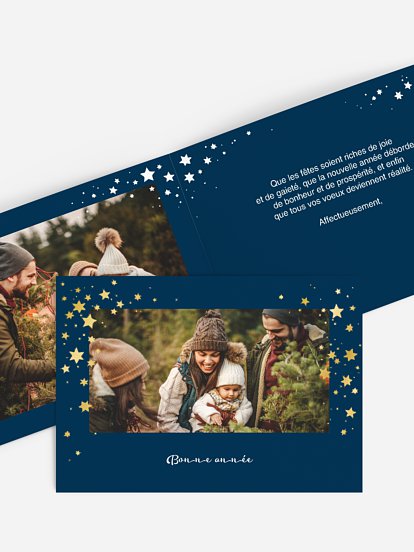 Pluie d'étoiles - dorure