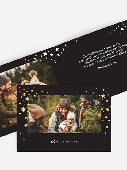 Pluie d'étoiles - dorure