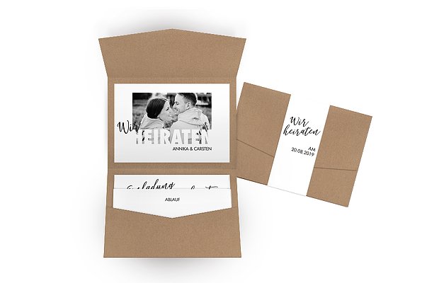 Hochzeitseinladung Wir Heiraten